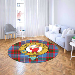 Pennycook Tartan Crest Round Rug