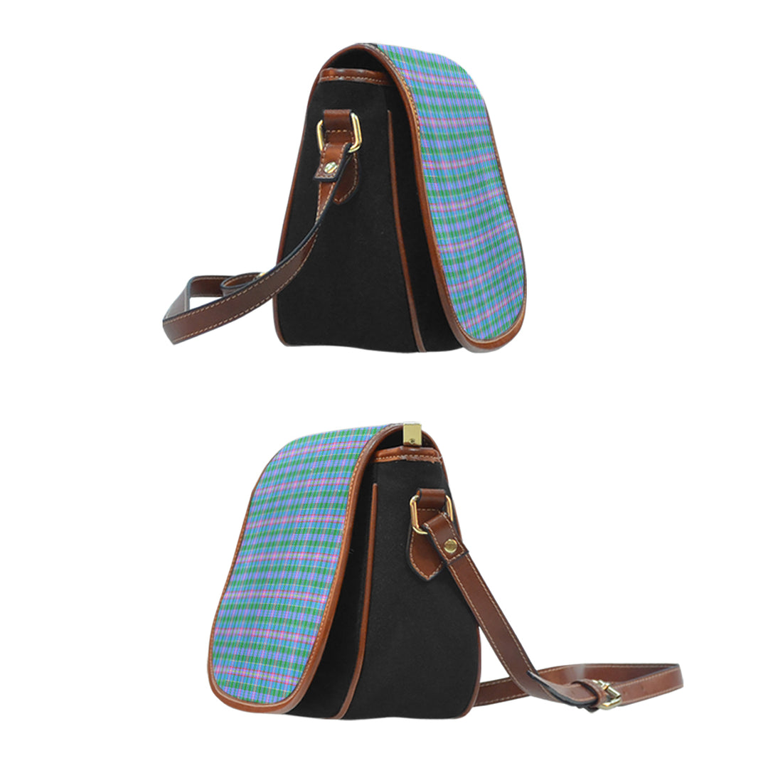 Pitcairn Hunting Tartan Saddle Handbags