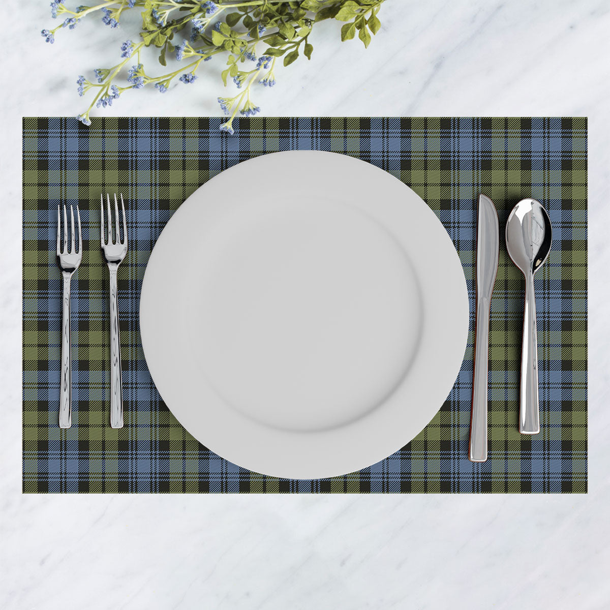 Campbell Faded Tartan Placemat