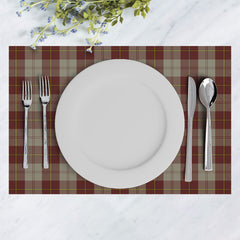 Cunningham Burgundy Dancers Tartan Placemat