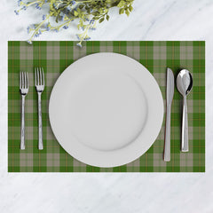 Cunningham Dress Green Dancers Tartan Placemat