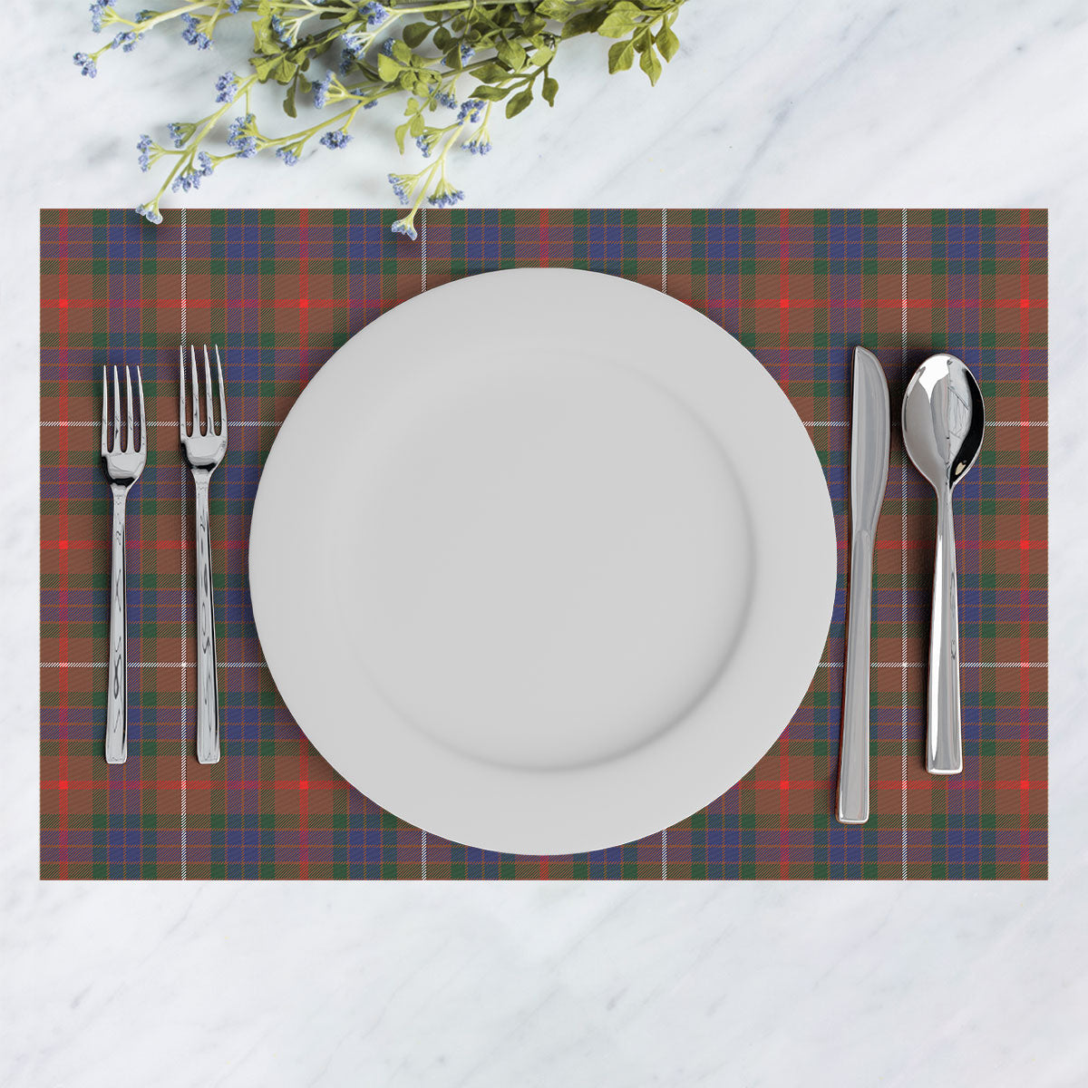 Fraser (of Lovat) Hunting Modern Tartan Placemat