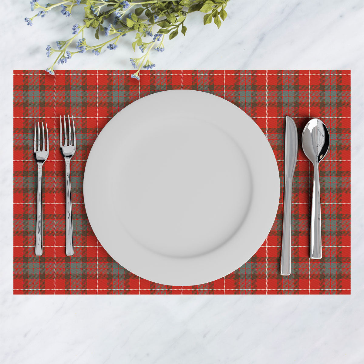 Fraser (of Lovat) Weathered Tartan Placemat