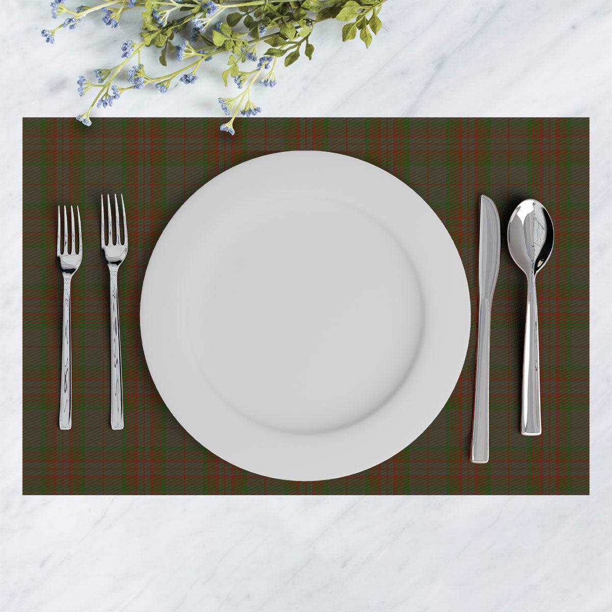 Gray Tartan Placemat