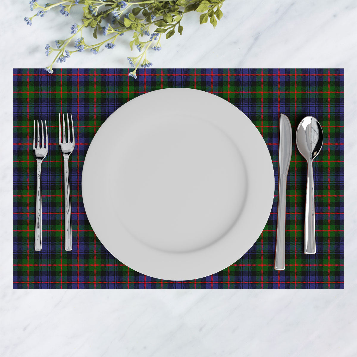 Murray of Atholl Modern Tartan Placemat