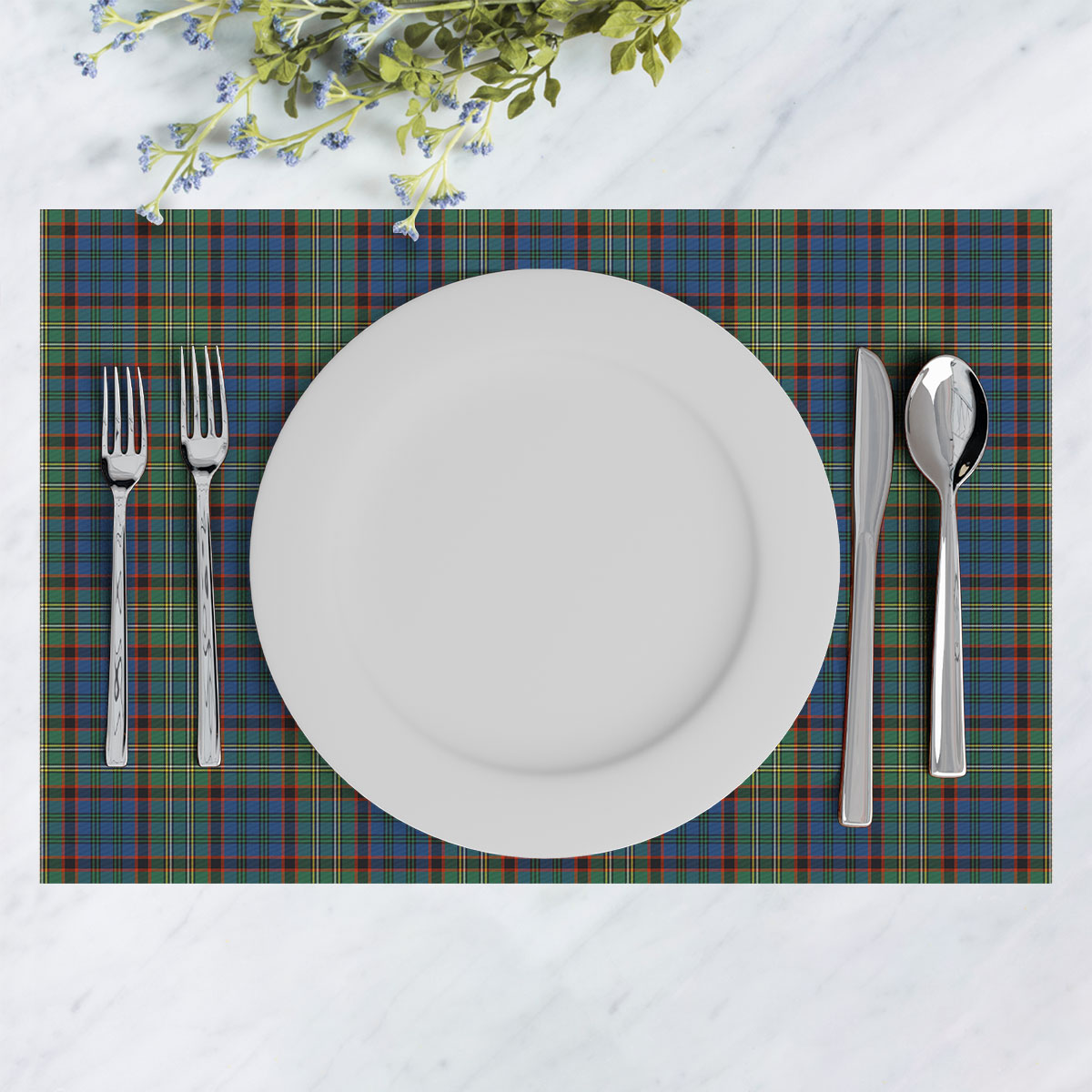 Nicolson Hunting Ancient Tartan Placemat