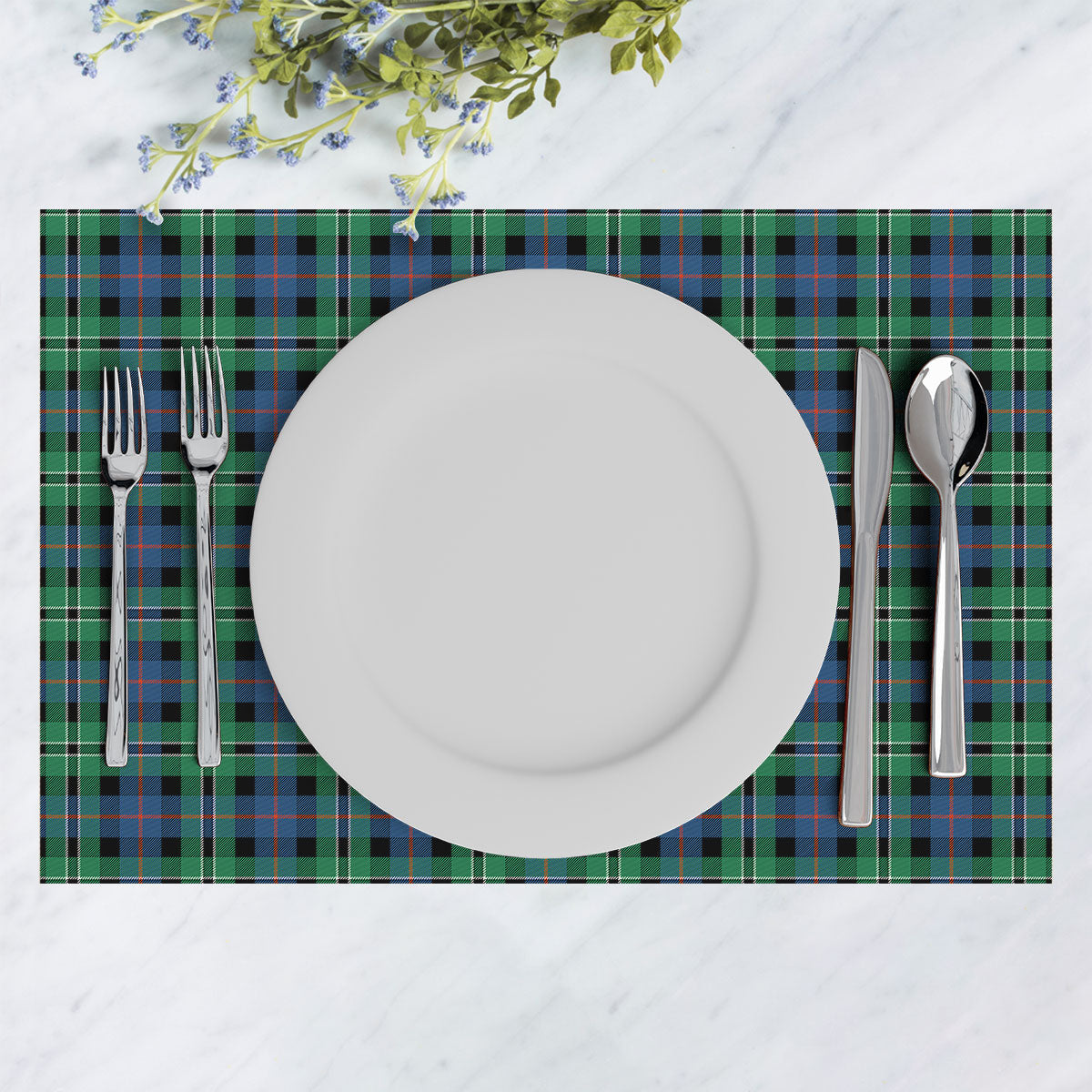 Rose Hunting Ancient Tartan Placemat