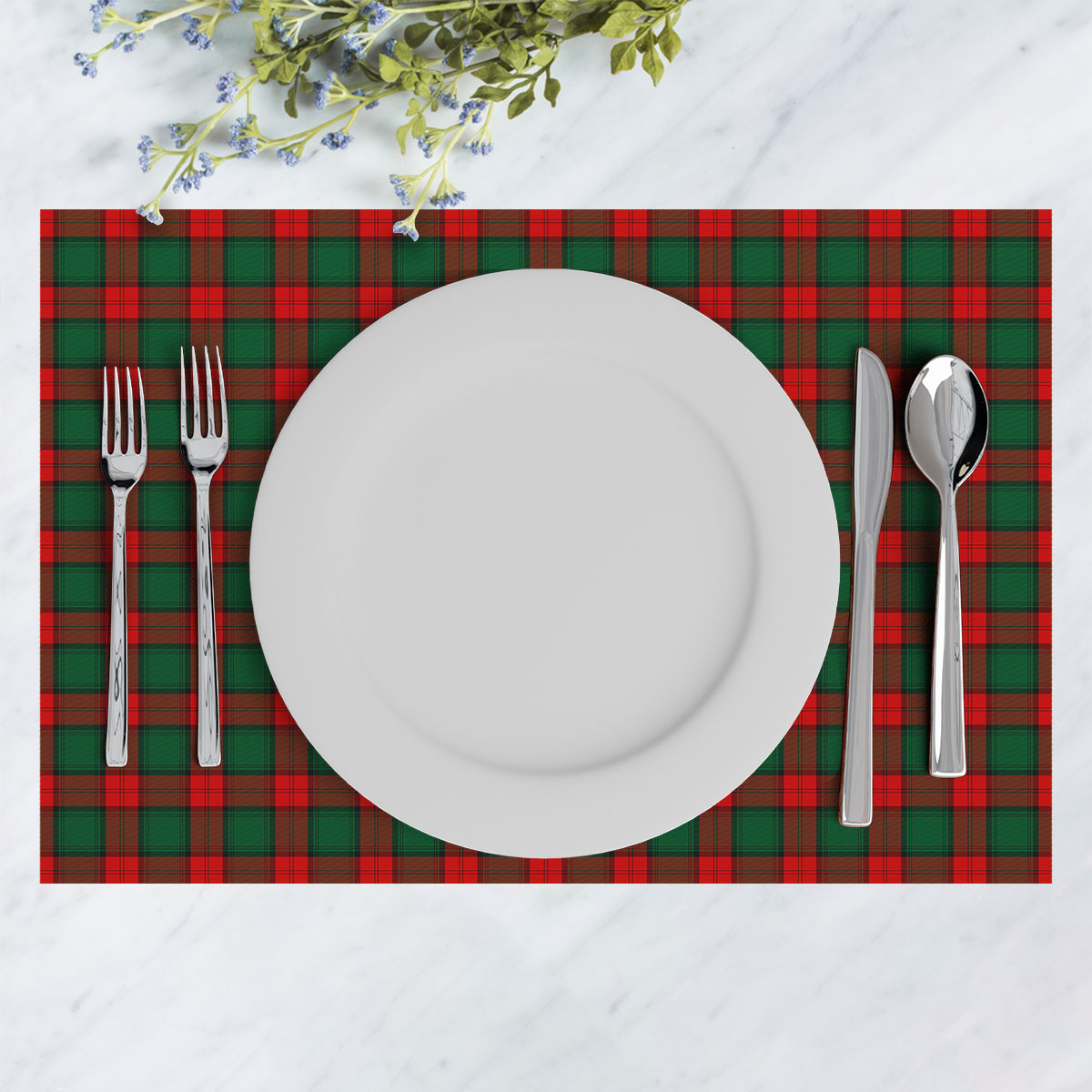 Stewart Atholl Modern Tartan Placemat