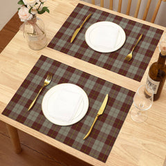 Cunningham Burgundy Dancers Tartan Placemat