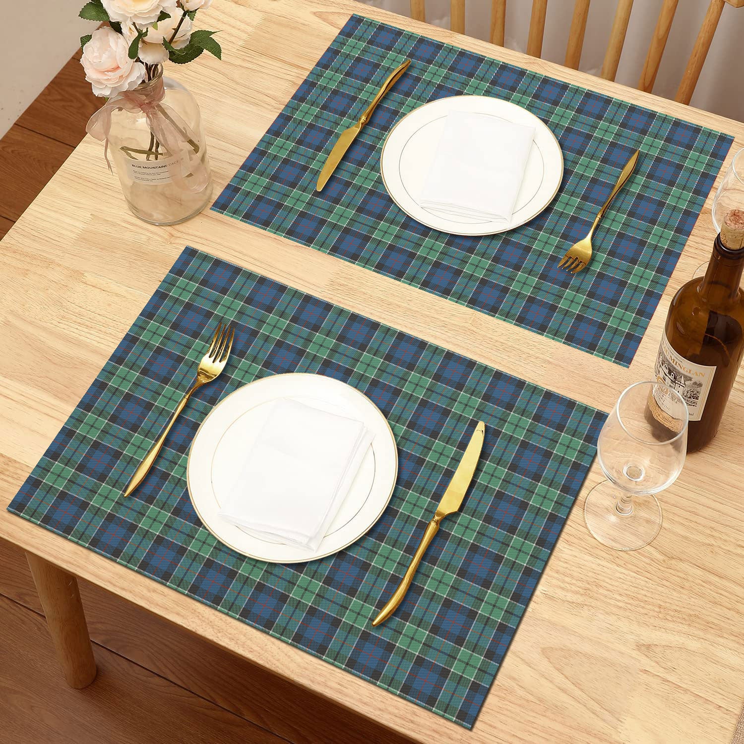 Leslie Hunting Ancient Tartan Placemat