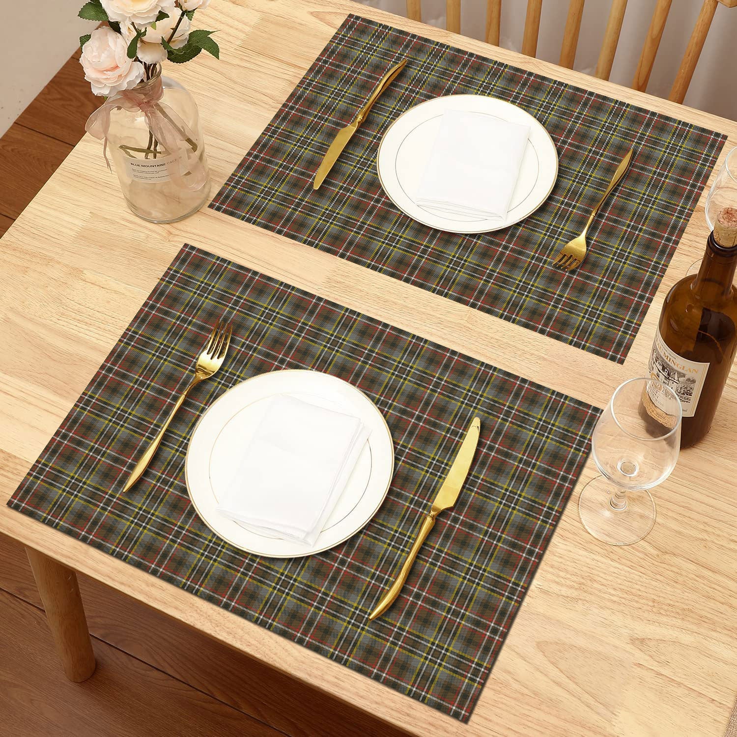 Scott Green Weathered Tartan Placemat