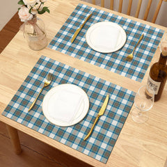 Stewart Muted Blue Tartan Placemat