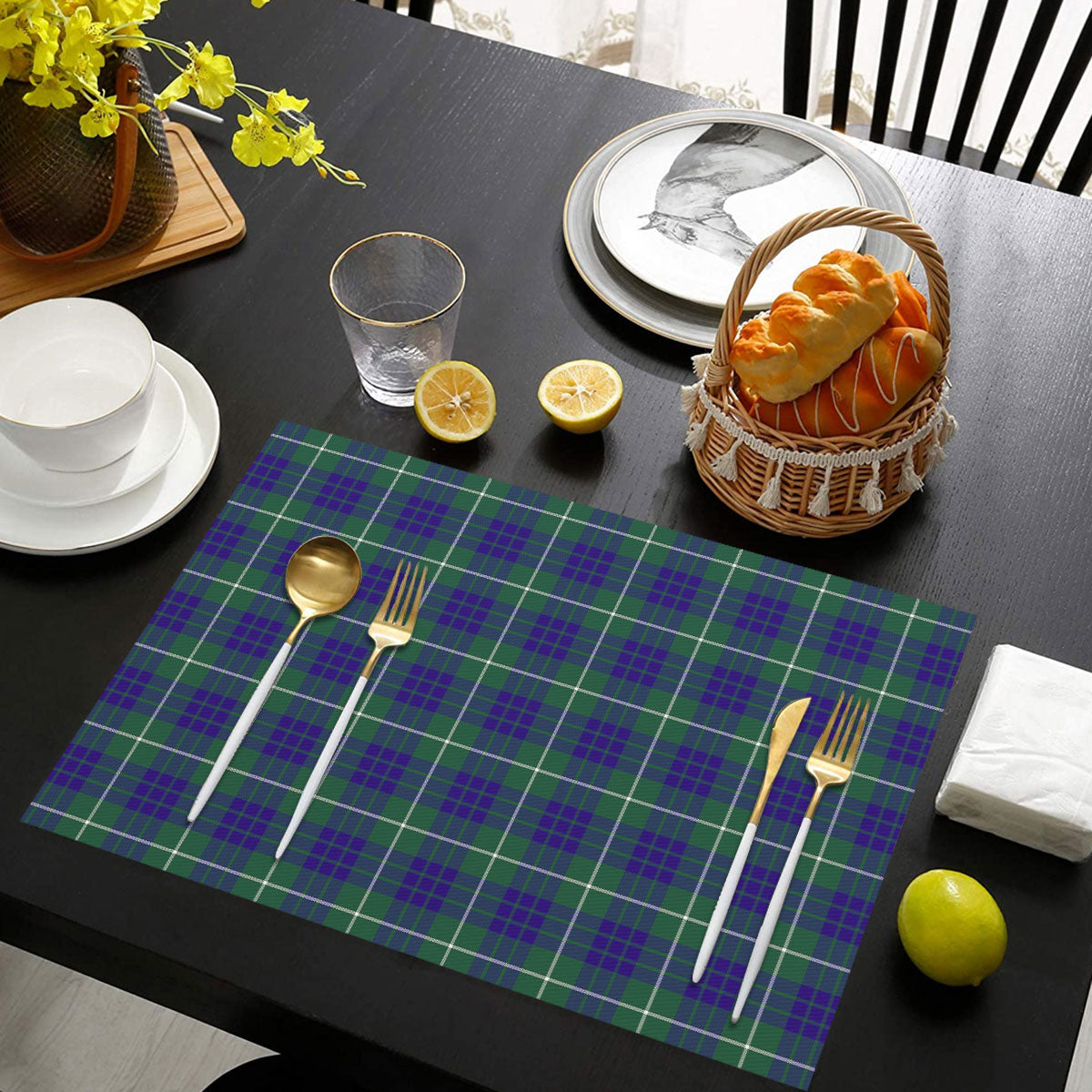 Hamilton Hunting Modern Tartan Placemat