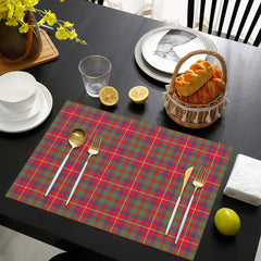 Shaw Red Modern Tartan Placemat