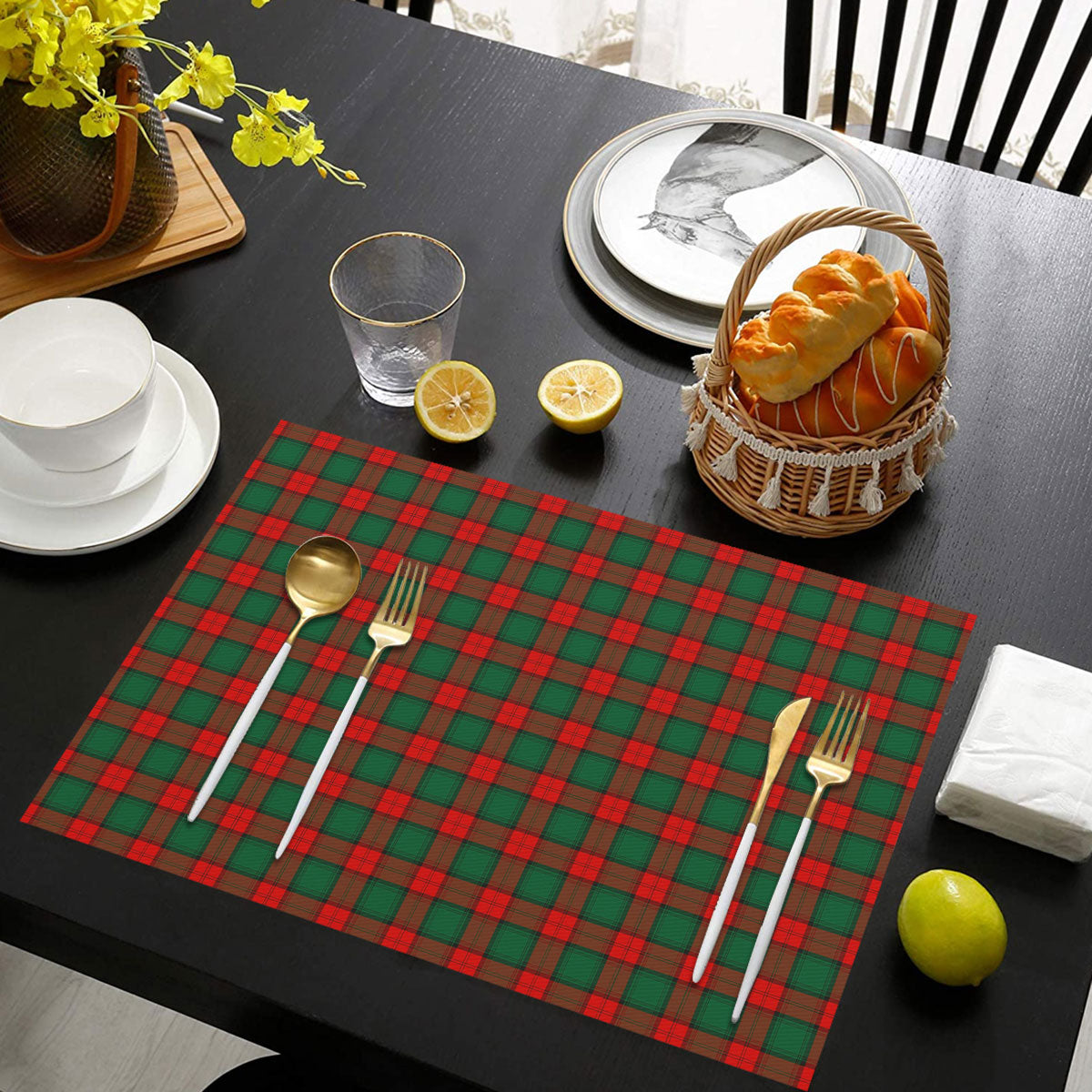 Stewart Atholl Modern Tartan Placemat