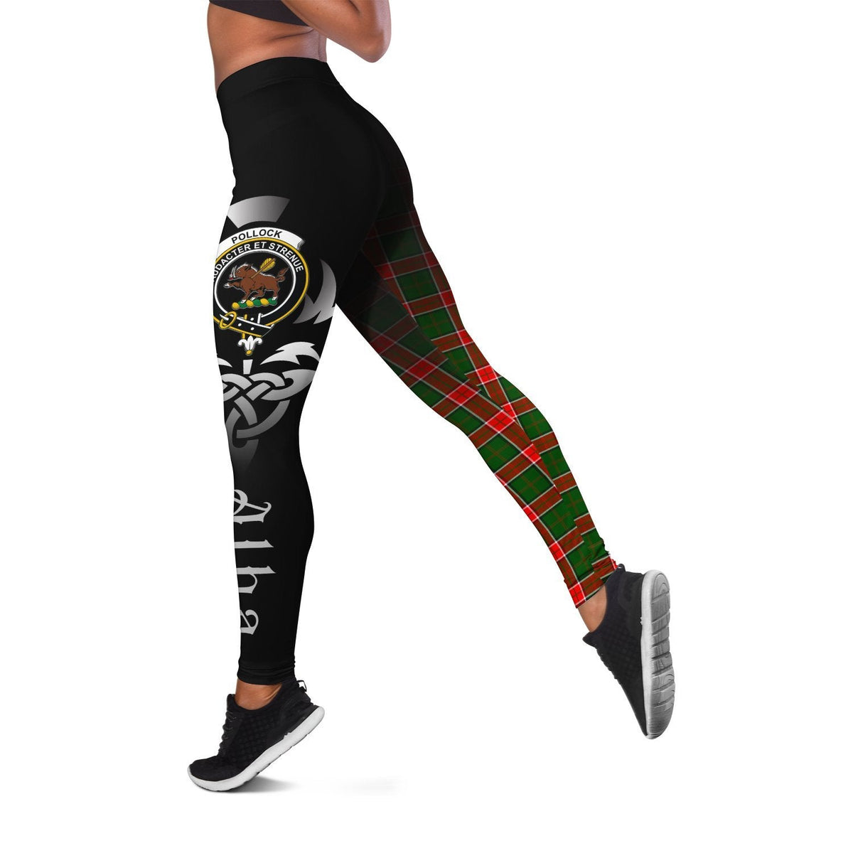 Pollock Modern Tartan Leggings - Alba Celtic Style