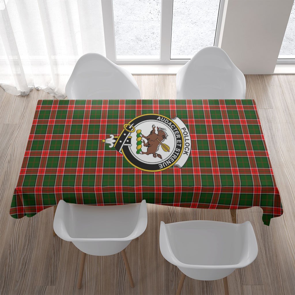 Pollock Tartan Crest Tablecloth