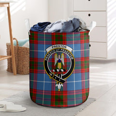 Preston Tartan Crest Laundry Basket