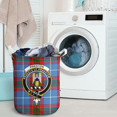 Preston Tartan Crest Laundry Basket