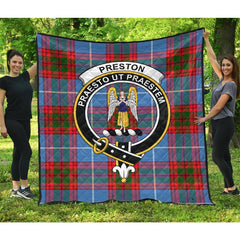 Preston Tartan Crest Quilt