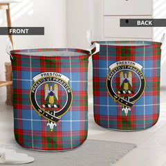 Preston Tartan Crest Laundry Basket