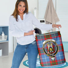 Preston Tartan Crest Laundry Basket