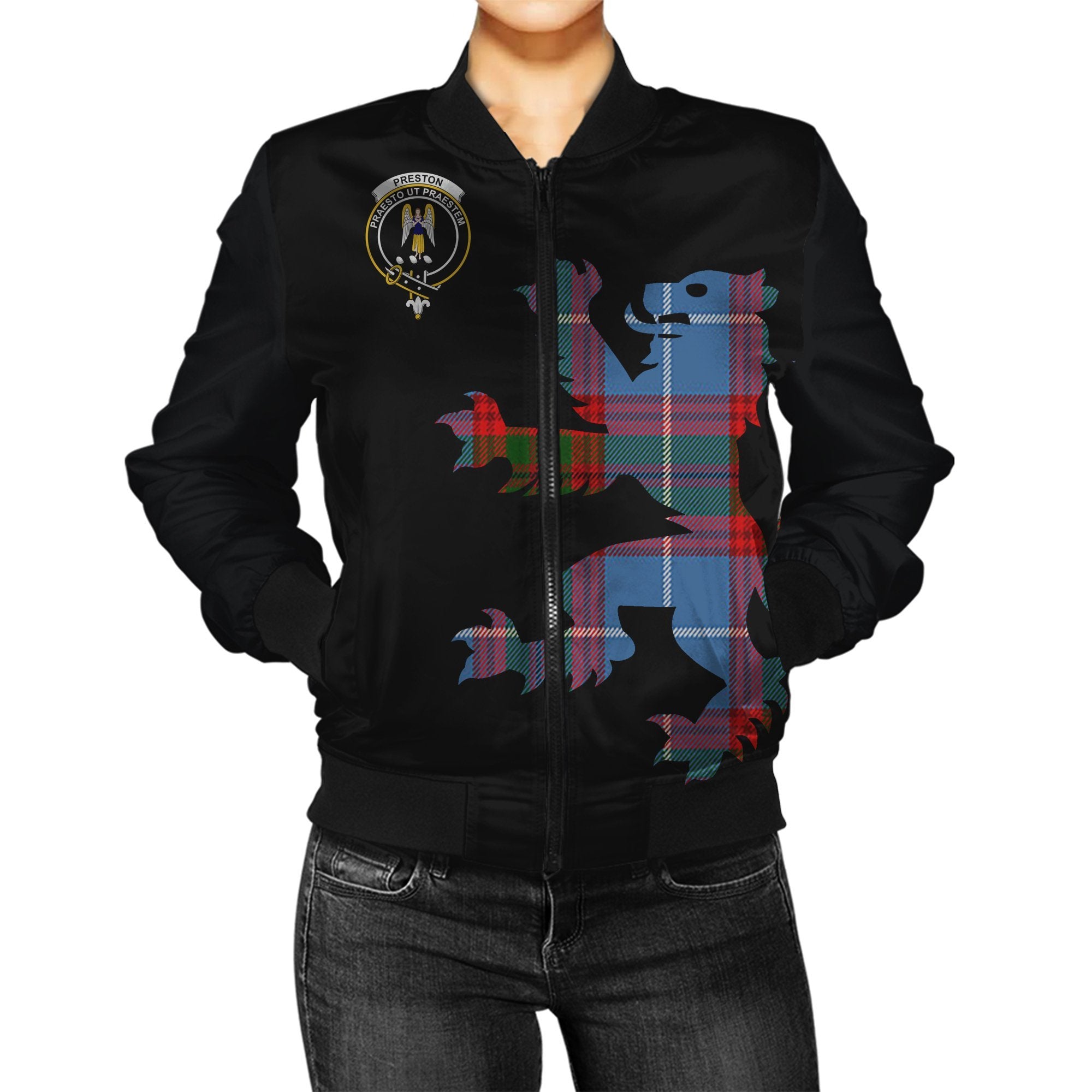 Preston Tartan Bomber Jacket Lion & Thistle