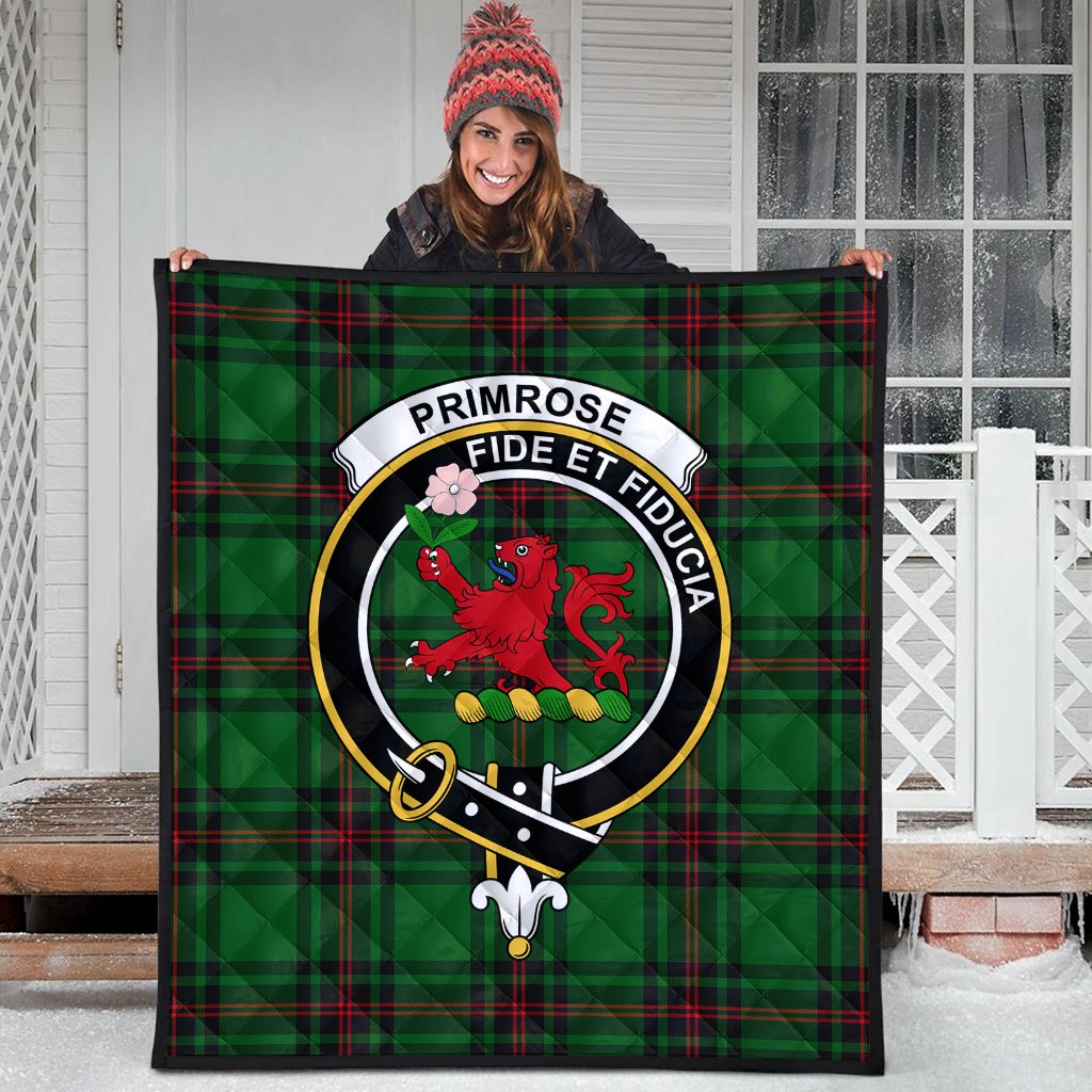 Primrose Tartan Crest Quilt