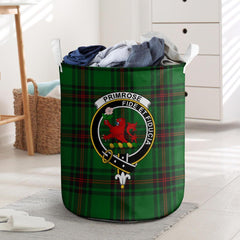 Primrose Tartan Crest Laundry Basket