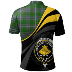 Pringle Tartan Polo Shirt - Royal Coat Of Arms Style