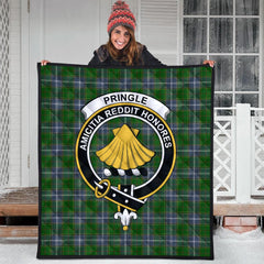 Pringle Tartan Crest Quilt