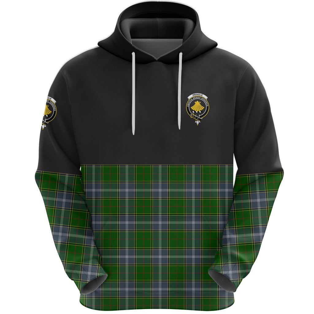 Pringle Clan Half Of Tartan Hoodie