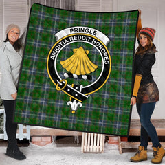 Pringle Tartan Crest Quilt