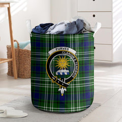 Purves Tartan Crest Laundry Basket