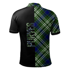 Purves Tartan Polo Shirt Half of Me - Cross Style