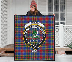 Beath Modern Tartan Crest Quilt