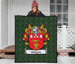 Horgan Family Tartan Crest Quilt