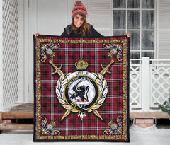 Little Tartan Crest Premium Quilt - Celtic Thistle Style