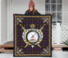 MacBrayne Tartan Crest Premium Quilt - Celtic Thistle Style