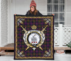 McCrindle Tartan Crest Premium Quilt - Celtic Thistle Style