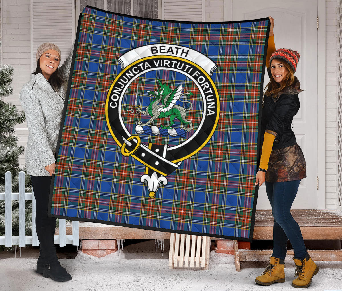 Beath Ancient Tartan Crest Quilt