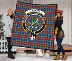 Beath Modern Tartan Crest Quilt