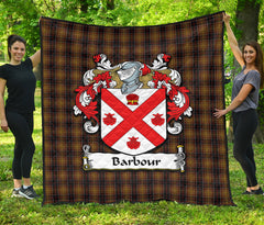 Barbour Family Tartan Crest Quilt