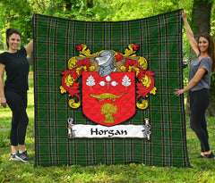 Horgan Family Tartan Crest Quilt