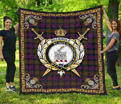 McCrindle Tartan Crest Premium Quilt - Celtic Thistle Style