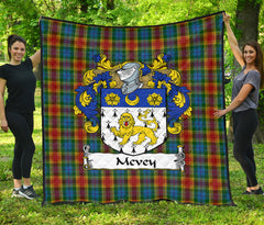 Mcvey Family Tartan Crest Quilt