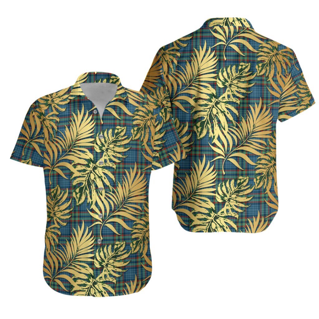 Ralston Tartan Vintage Leaves Hawaiian Shirt