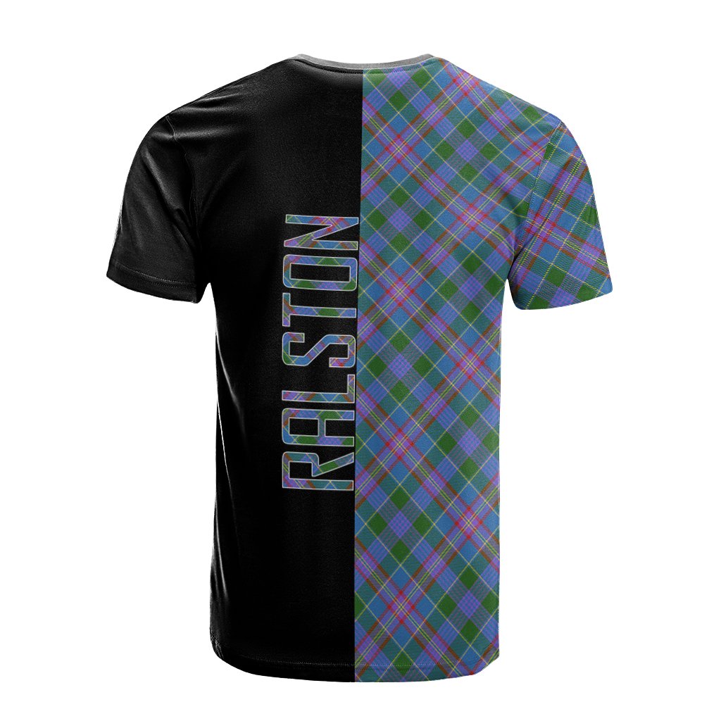 Ralston Tartan T-Shirt Half of Me - Cross Style