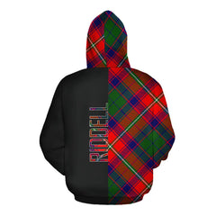 Riddell Tartan Hoodie Half of Me - Cross Style