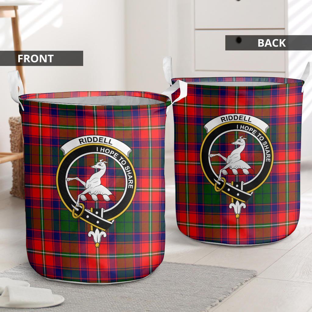 Riddell Tartan Crest Laundry Basket